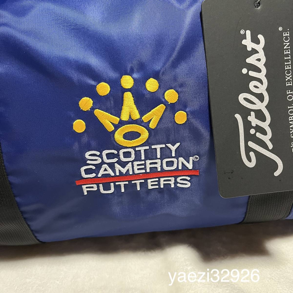 SCOTTY CAMERON※スコッティキャメロン※ゴルフロゴ刺繍ボストンバッグ 