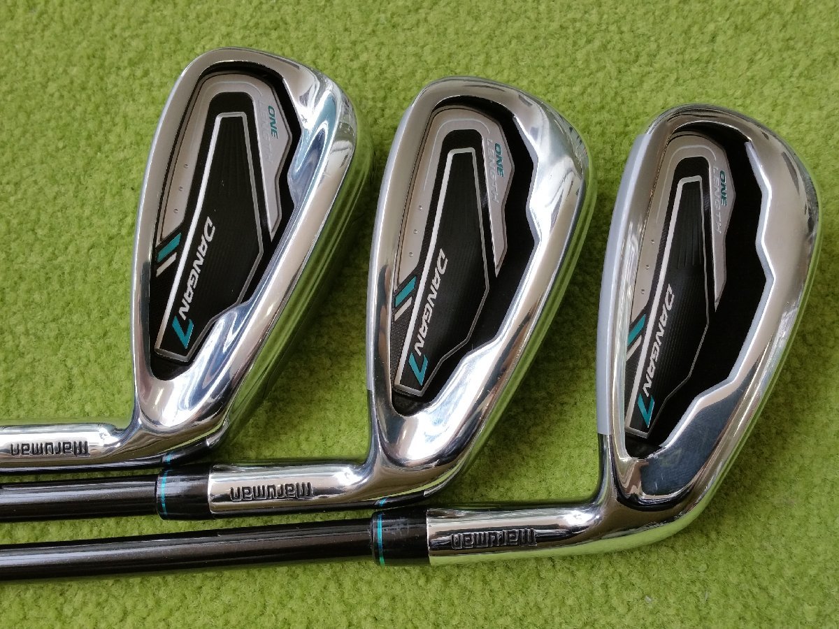 【美品】マルマン ダンガンセブン ワンレングスアイアン 純正 S シャフト ５本 美品】マルマン ダンガンセブン ワンレングスアイアン 純正 S シャフト