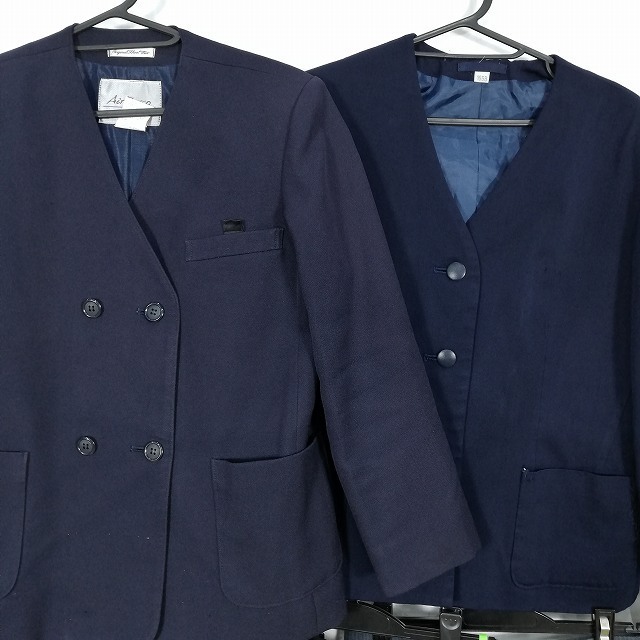 学生服 制服 いろいろ【大量】【10点】1円 イートン スカート セット 女子 山口岩国総合高校 中古 詰合わせ 39CS-513_3