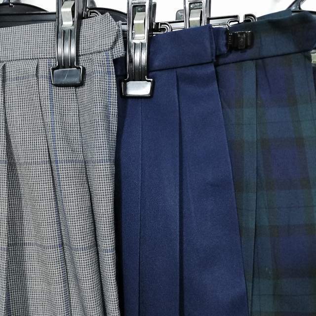 学生服 制服 いろいろ【大量】【10点】1円 イートン スカート セット 女子 山口岩国総合高校 中古 詰合わせ 39CS-513_4