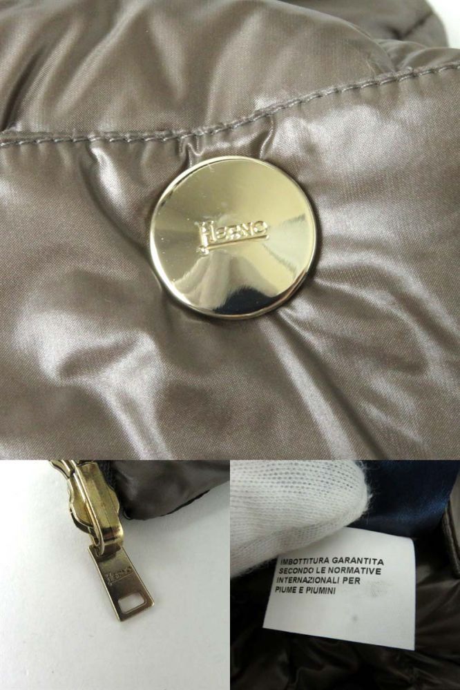 美品◎人気 HERNO ヘルノ レディース 美シルエット リバーシブル