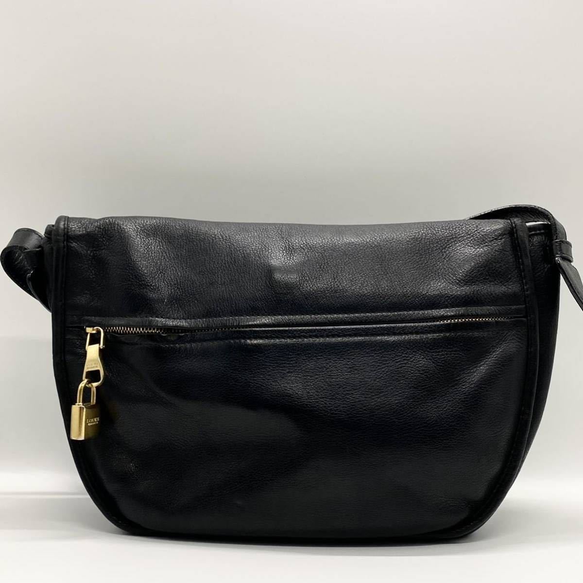 1円〜《未使用級》LOEWE ロエベ ヘリテージ アナグラム カデナ  