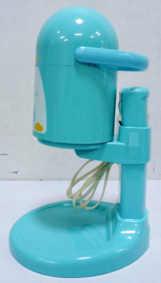 ペンギン 昭和レトロ かわいい 電気 かき氷機 電気氷かき MF-U7 ブルー