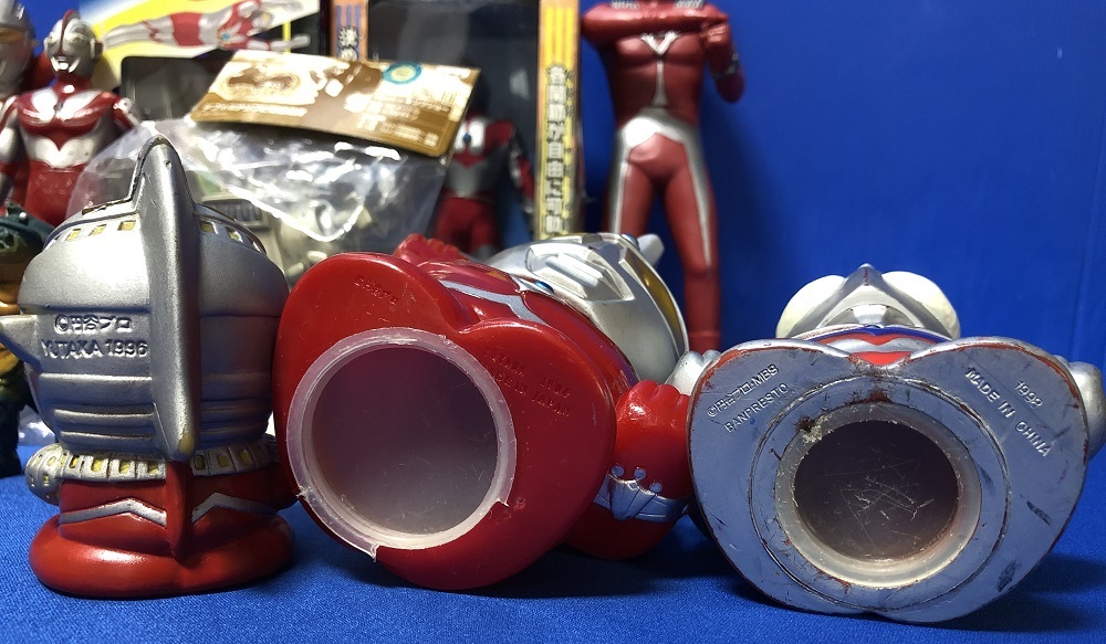 ウルトラマン ソフビ 貯金箱 非売品 当時物大量セット ユタカ 空飛ぶ