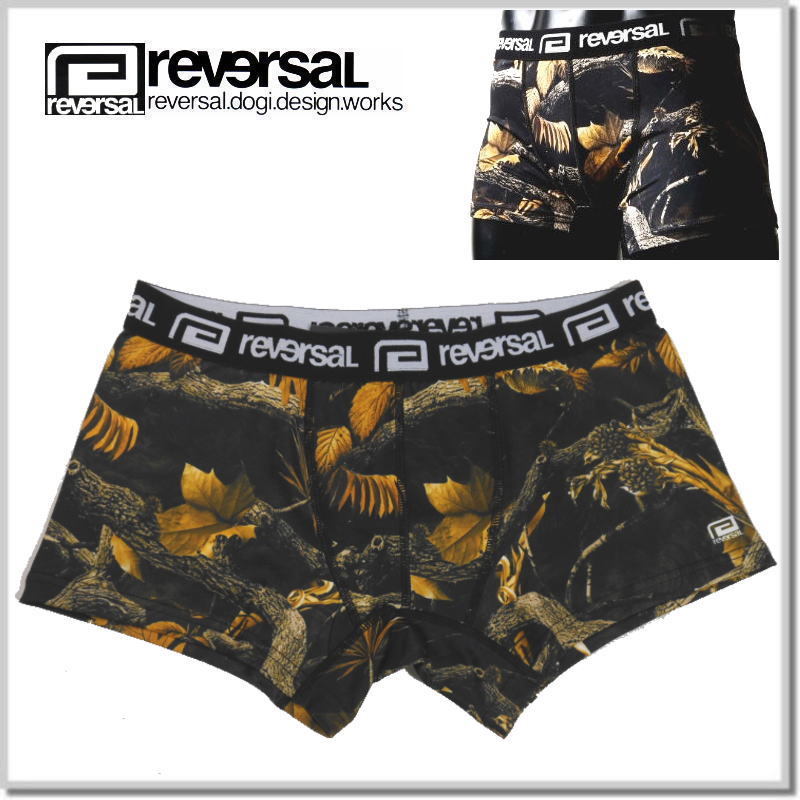 リバーサル reversal LOGO BELT BOXER PANTS (UNDERWEAR) rv21aw712-CAMO-L~XL ボタニカルカモ ボトムス ショートパンツ ボクサーパンツ