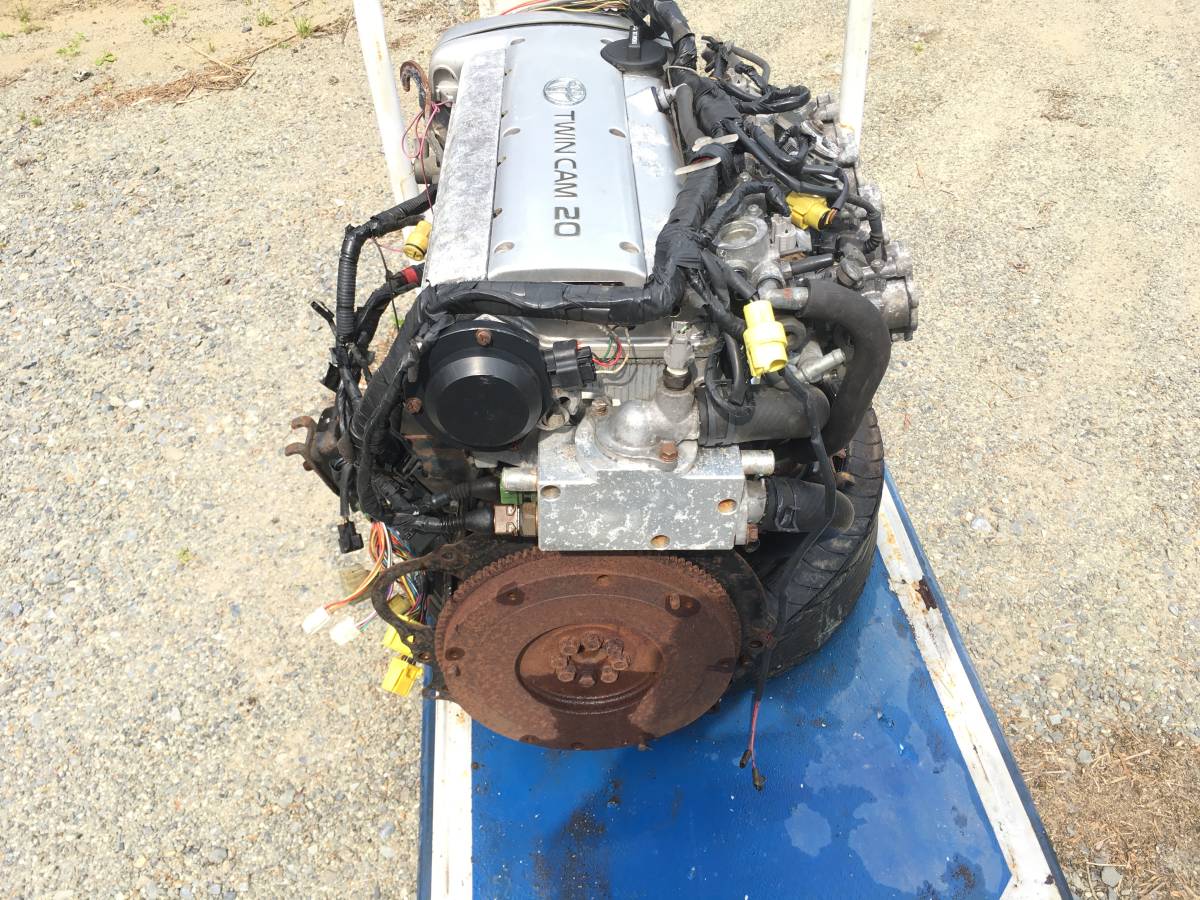AE101 4AG AE86スワップ エンジン アネックス ジャンク(エンジン本体 