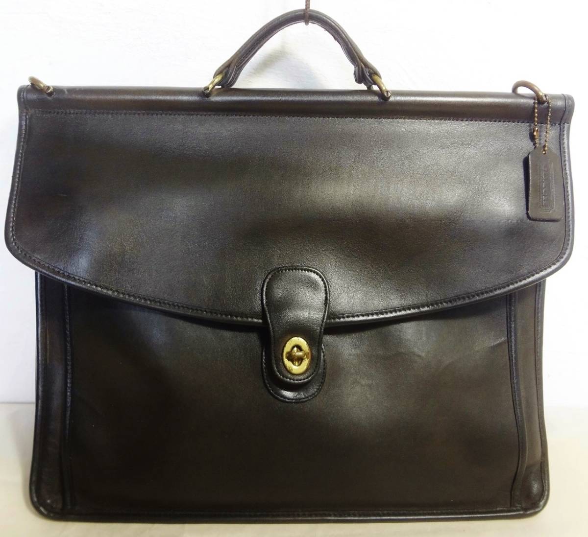 年代物 概ね良好】COACH コーチ 317 グローブレザー ブリーフケース