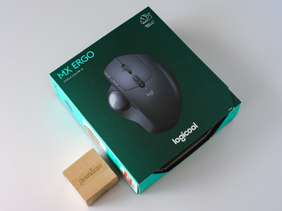 ほぼ新品】MX ERGO ロジクール おまけ付き ペリックス トラックボール  