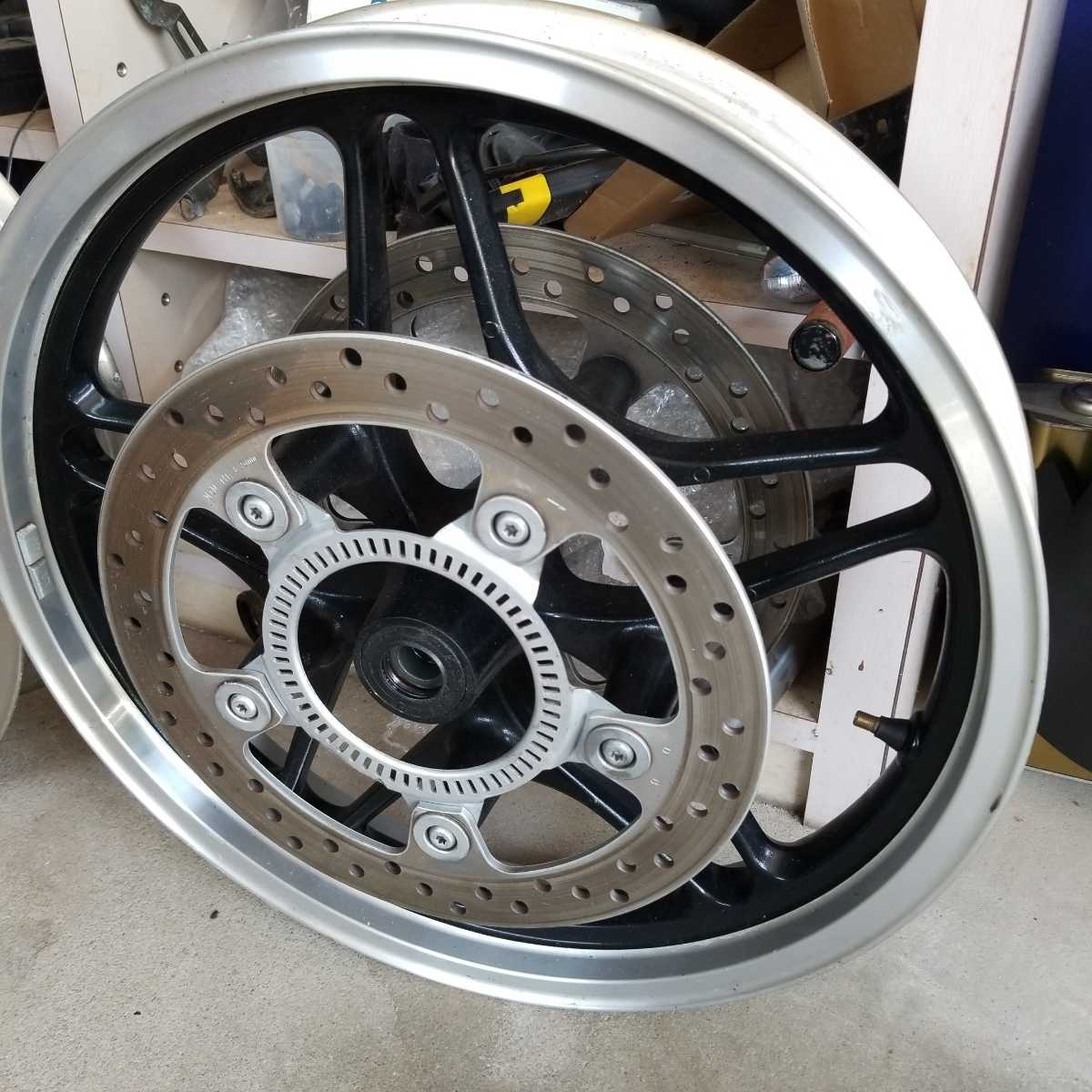 リ*ま様 cb1100 純正ホイールゴールド塗装前後セットABS付き