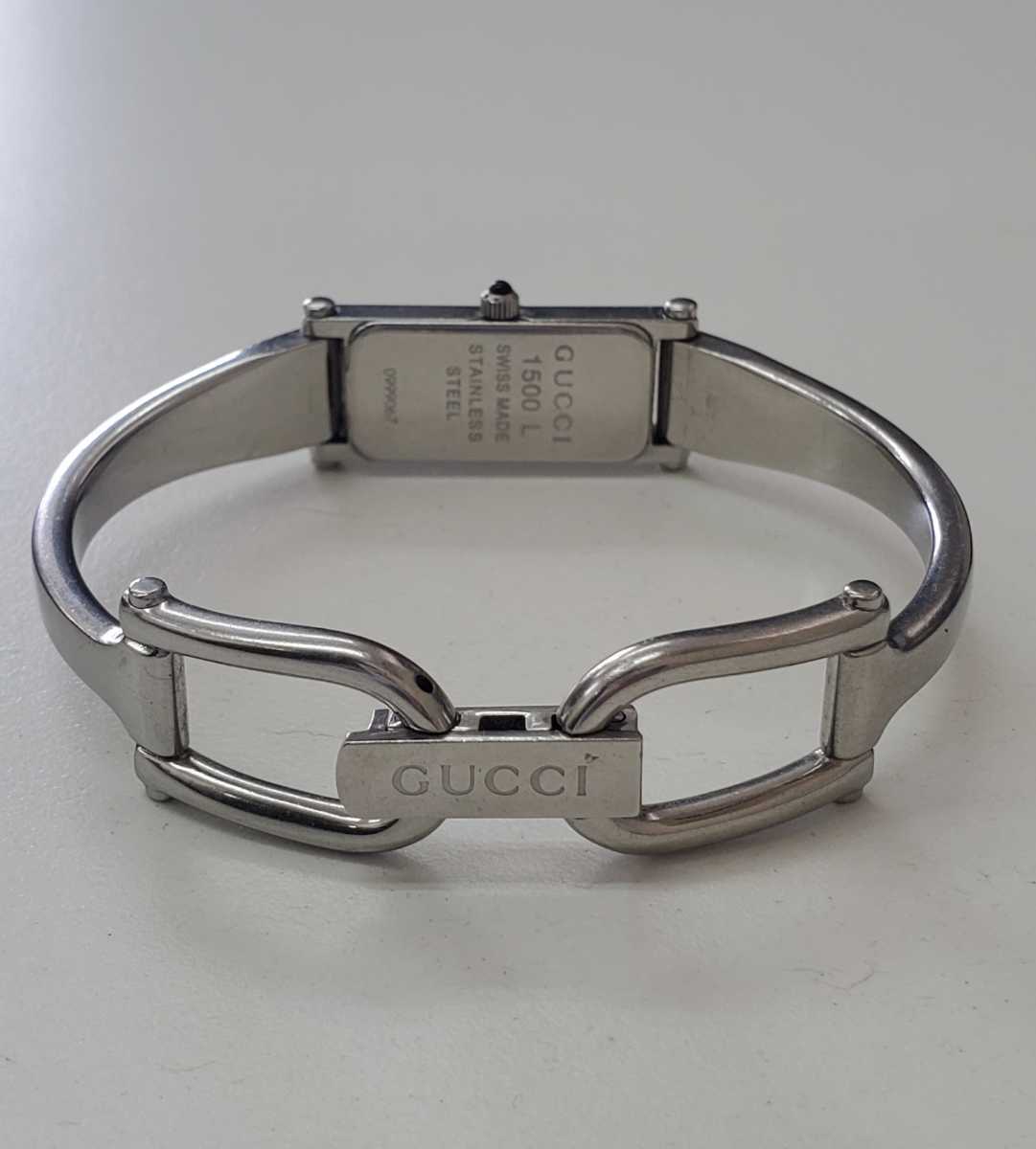 1円～ 6TN40921225 GUCCI グッチ シルバー系文字盤 ラウンド 2針 6700L