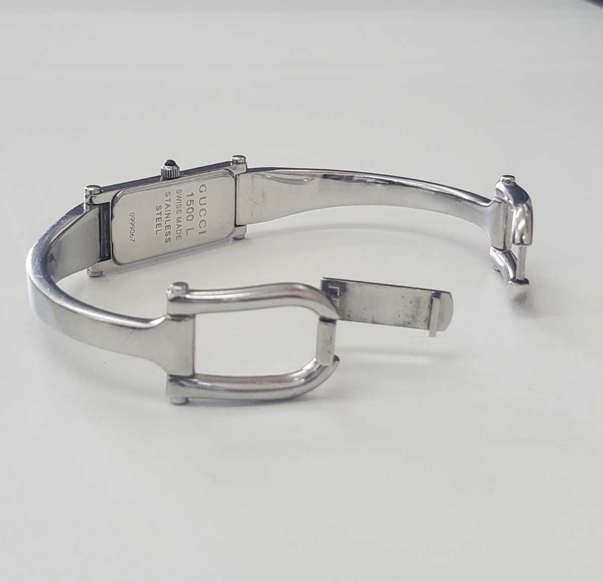 SS グッチ GUCCI 6700L 純正ベルト 3900L 稼働品 GUCCI シルバー文字盤