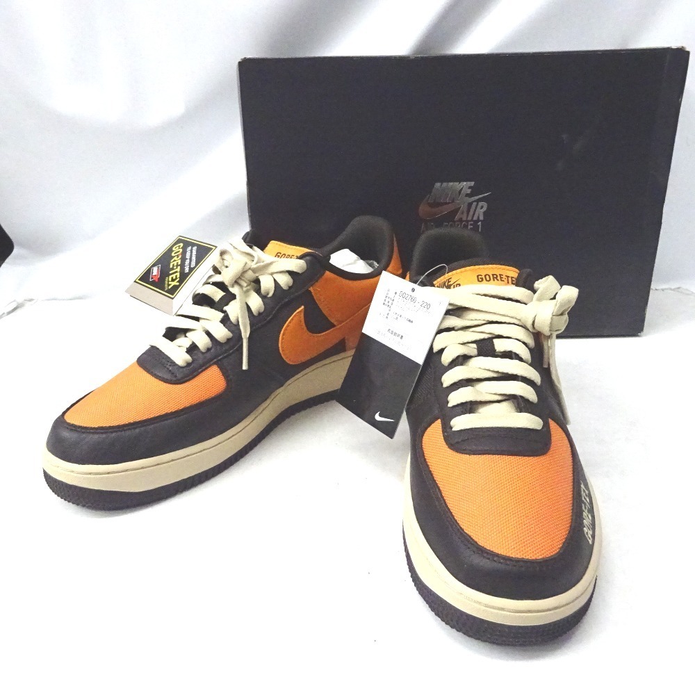 Ft1048151 ナイキ 靴 スニーカー NIKE AIR FORCE 1 GTX DG2760-220 ブラウン 28.0cm メンズ NIKE 未使用 ナイキ 0 エア ランニング ブラック&frasl;ブラック&frasl;ブラック インスパイア