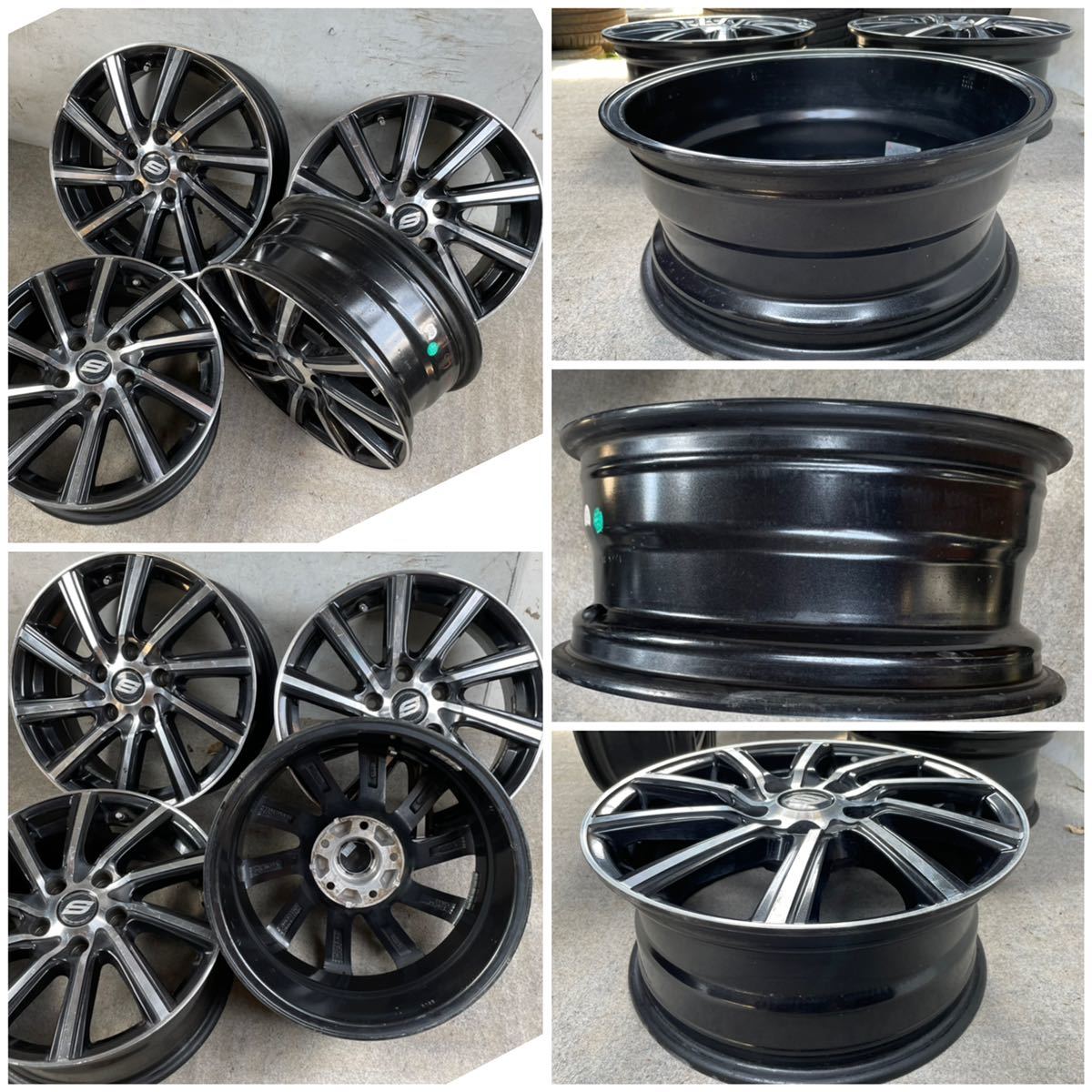 4本set Stranger 16×6.5J 114.3 5H +48 ヴォクシー ステップワゴン 