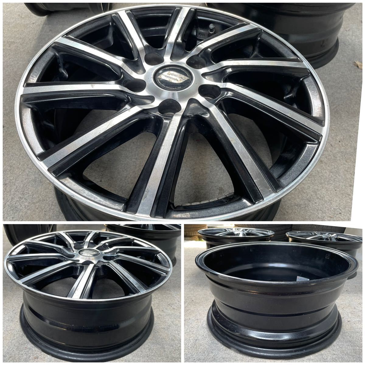 4本set Stranger 16×6.5J 114.3 5H +48 ヴォクシー ステップワゴン 