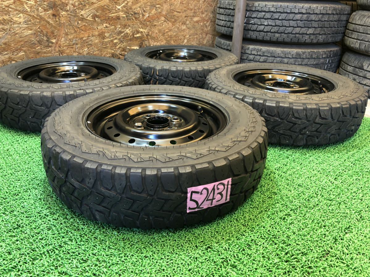 タイヤ、ホイール ダイハツ純正 12inch × TOYO OPEN COUNTRY 145/80R12 80/78N(145R12 6PR)PCD100 ハイゼット アトレー ミラ ピクシス サンバー プレオ