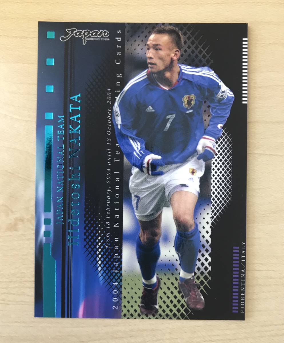 150枚限定 ブルーパラレル 2004日本代表SE 中田 英寿 (シングルカード 