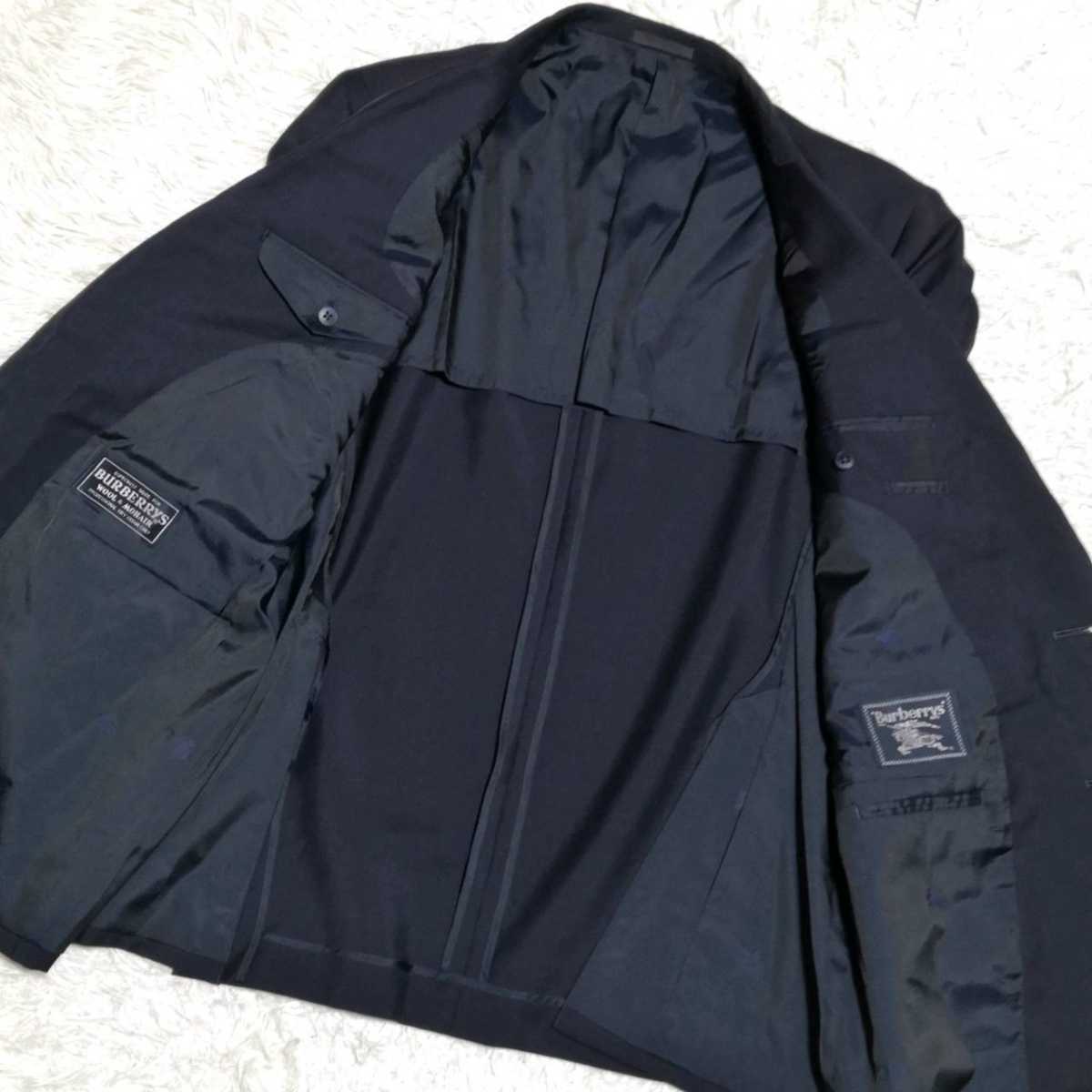 希少XL 極美品 バーバリー BURBERRY ウール モヘア 金ボタン