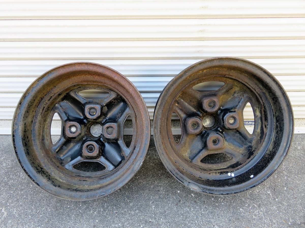 旧車 当時物 トヨタ 純正 GTホイール ステンレスリング センター 