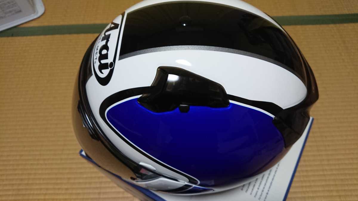 アライヘルメット XD アウトライン サイズ XL 61〜62cm 青 美品 セミ 