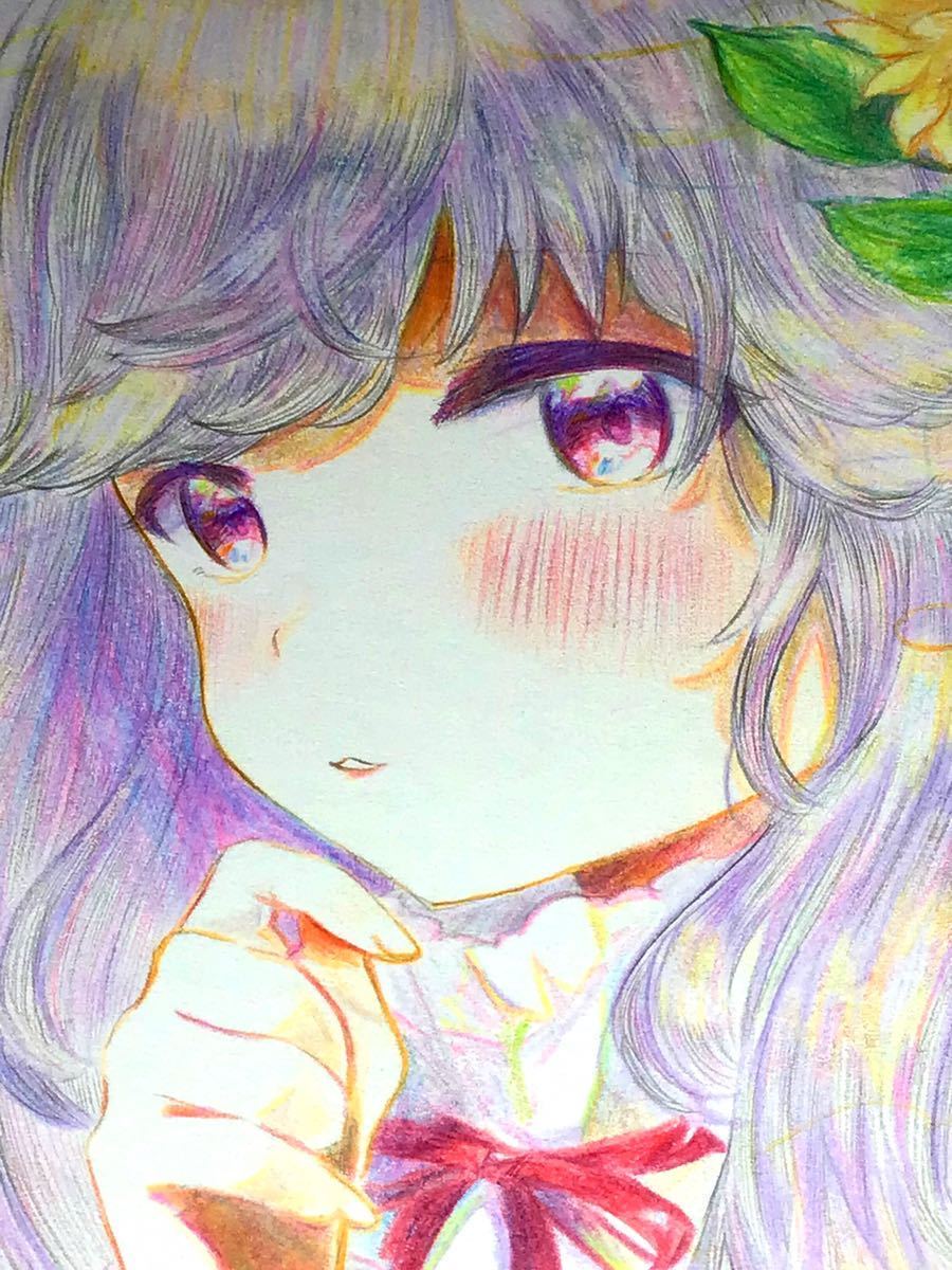 手描き イラスト No 13 オリジナル 創作 色鉛筆 人気大割引 オリジナル