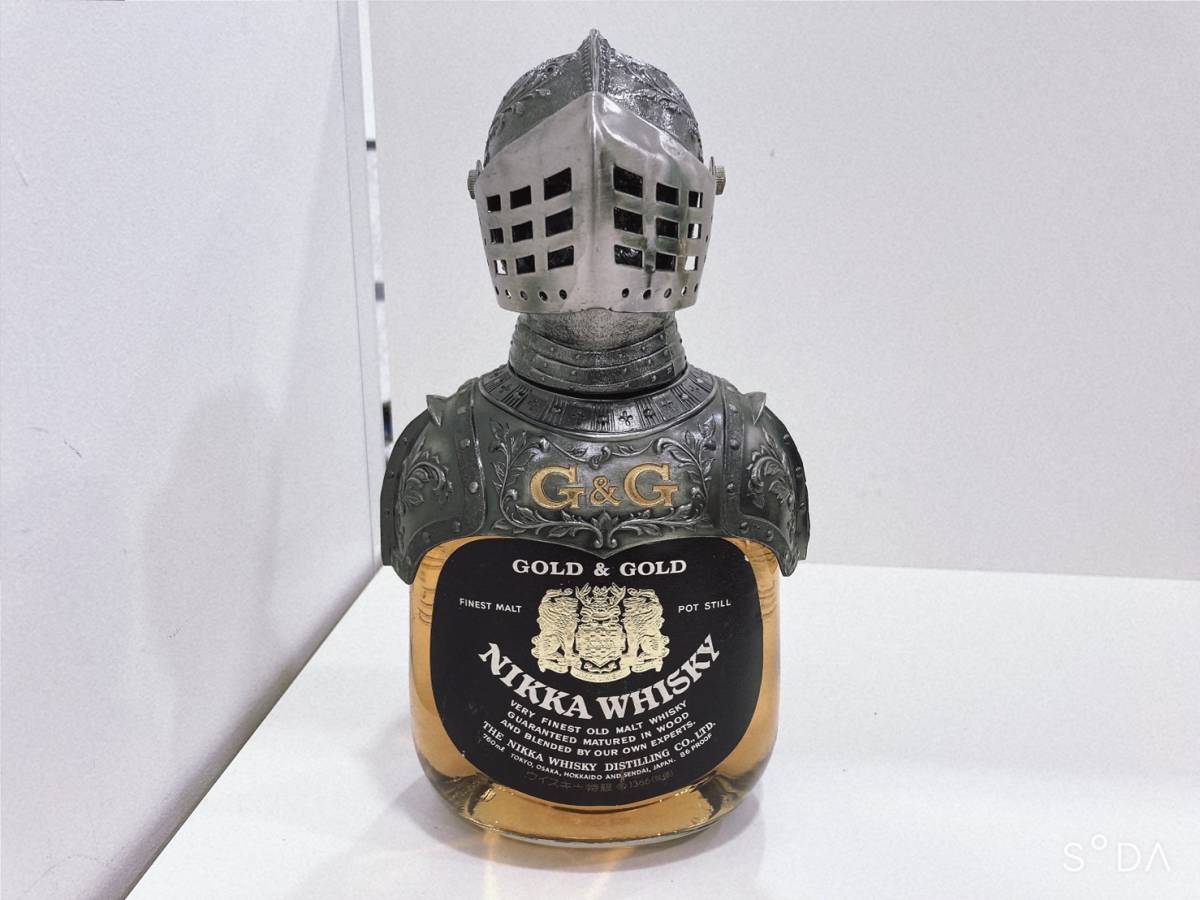 NIKKA WHISKY ニッカウイスキー G＆G 甲冑 ◇【未開封】NIKKA WHISKY ニッカ G&G 鎧 甲冑 騎士 アーマー