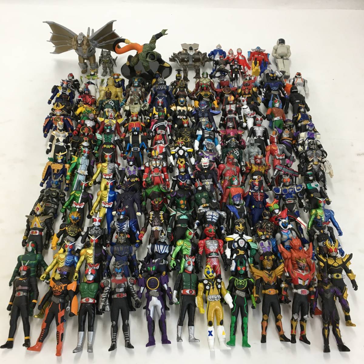 ジャンク 仮面ライダー ウルトラマン ソフビ 大量 まとめ売り