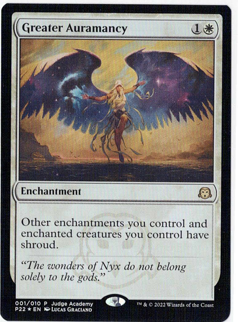偉大なるオーラ術、foil Greater ⁄ 買取相場-MtG-(英)Foil偉大なるオーラ術 偉大なるオーラ術