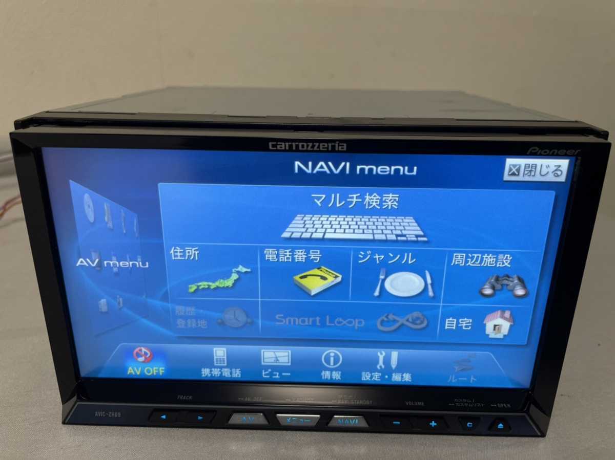 中古品]AVIC-ZH09CS カーナビ paioneer カロッツェリア 地図データ