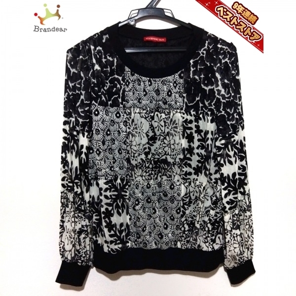 ヴィヴィアンタム VIVIENNE TAM 長袖カットソー サイズ38 M - 黒 