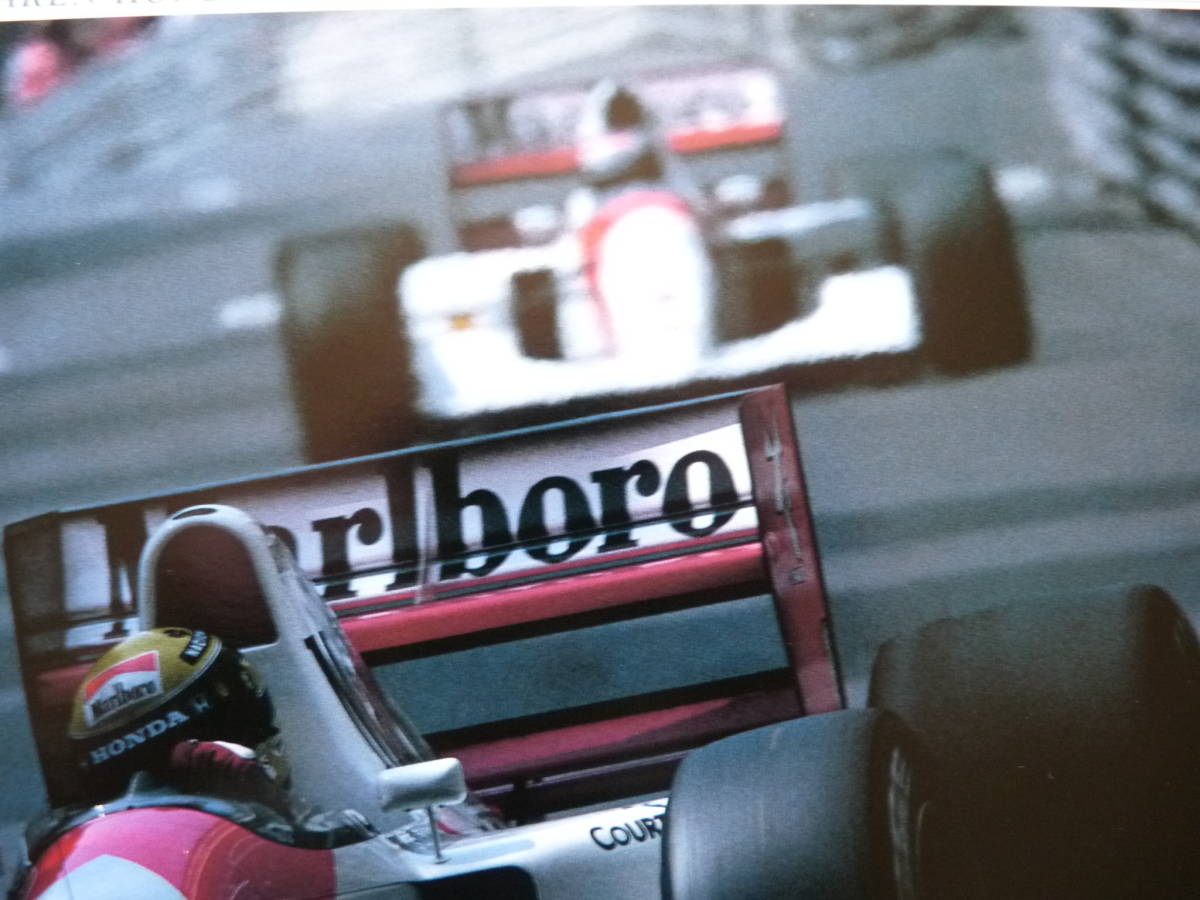 ホンダ製ポスター ホンダF1 1992年 マクラーレンMP4/7 アイルトン