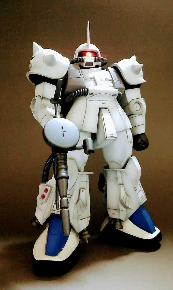 ガンプラ完成品おまけ付き ガンプラ 完成品 旧キット 1/100MS-06RザクⅡシン・マツナガ大尉機