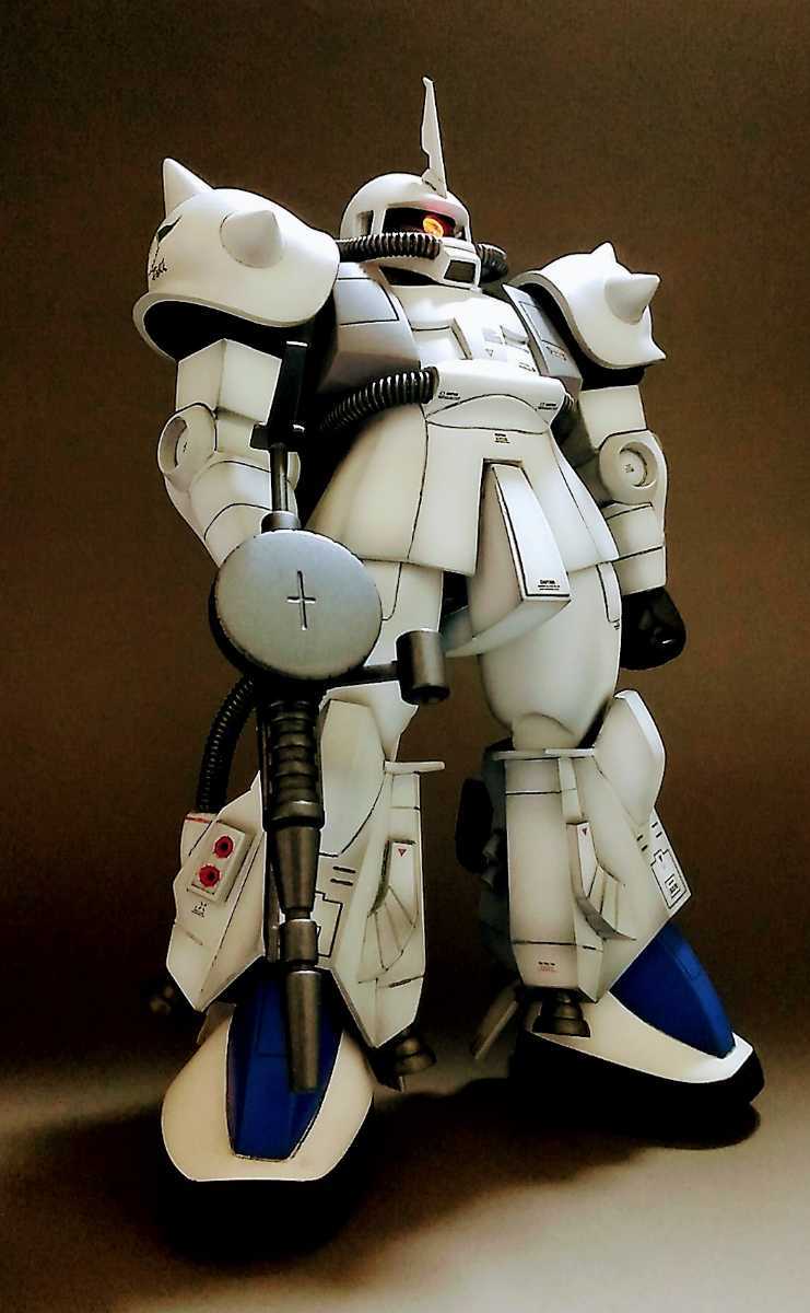 ガンプラ 完成品 旧キット 1/100MS-06RザクⅡシン・マツナガ大尉機