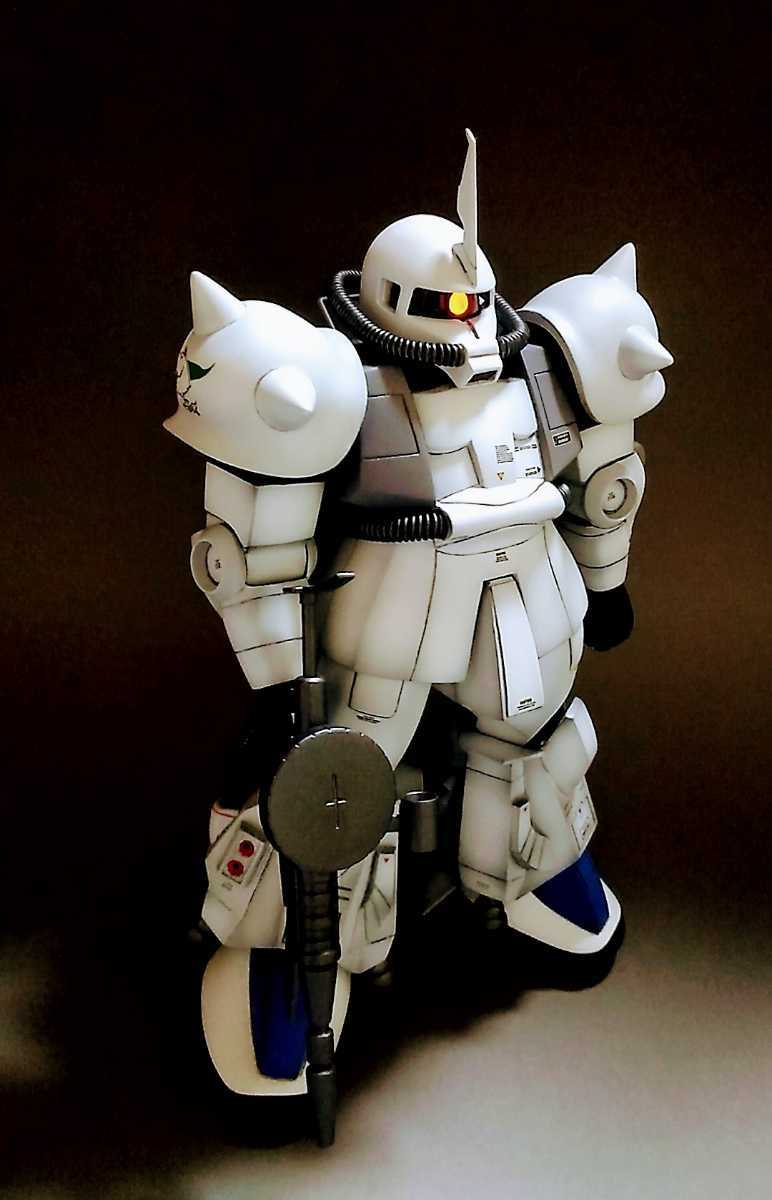 ガンプラ 完成品 旧キット 1/100MS-06RザクⅡシン・マツナガ大尉機