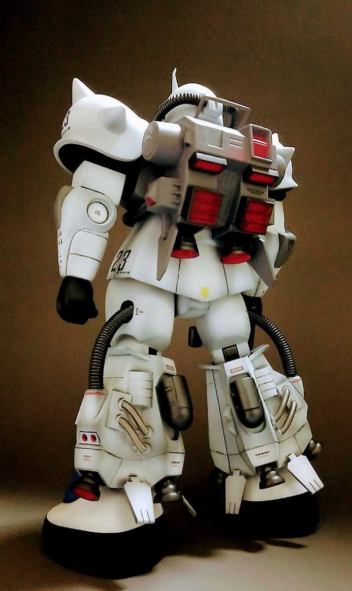 ガンプラ 完成品 旧キット 1/100MS-06RザクⅡシン・マツナガ大尉機