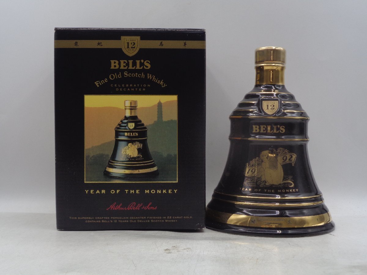 【希少】BELL'S ベルズ 12年 ヴィンテージ 干支 申年 1992年 陶器 希少】BELL'S ベルズ 12年 ヴィンテージ 干支 申年 1992年 陶器 希少