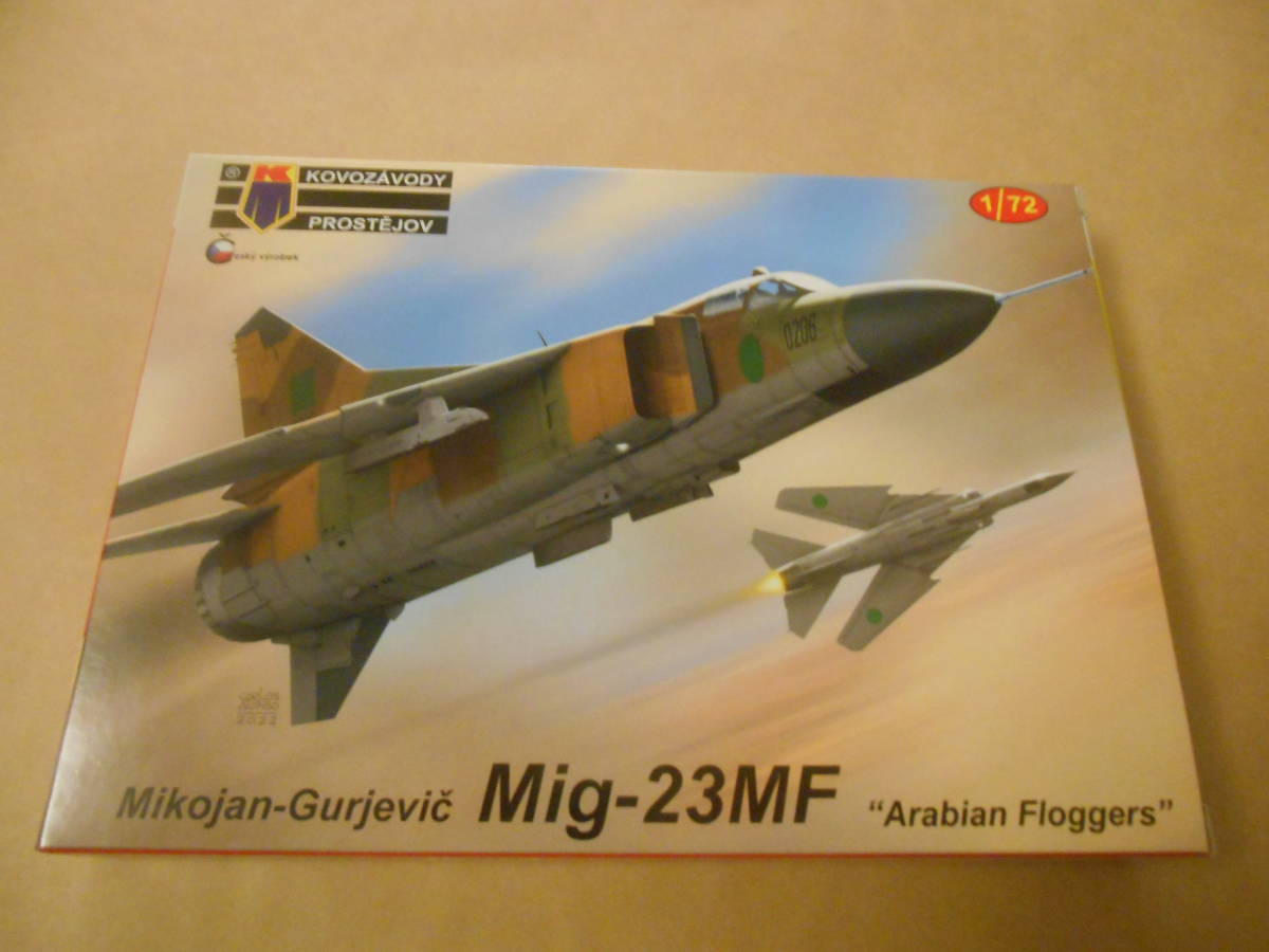 〔全国一律送料340円込〕1/72 KPモデル ソビエト ミコヤン MiG-23MF "アラブフロッガー"