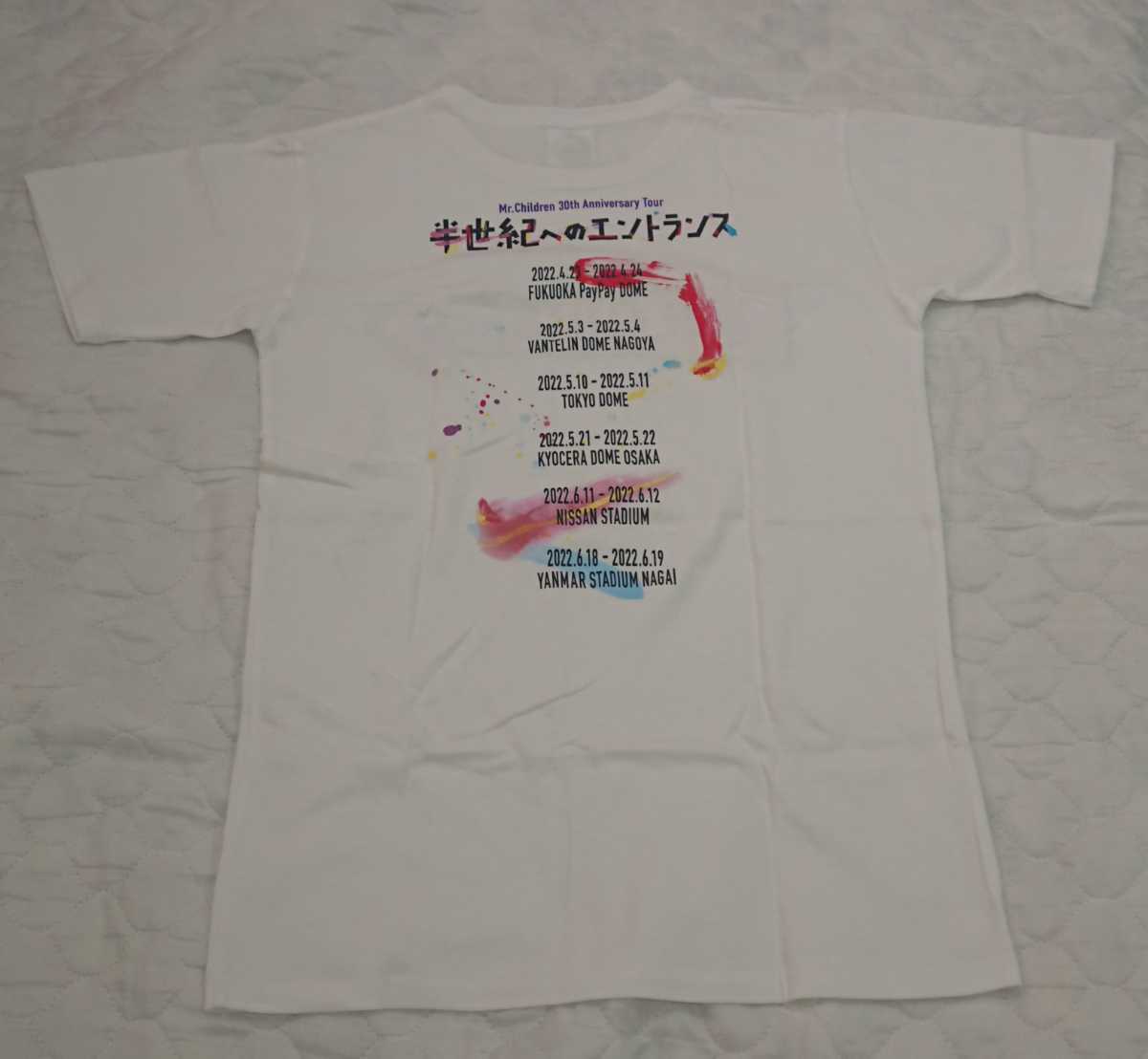 Mr.Children☆半世紀へのエントランス エントランスTシャツ(Arrow)白 S