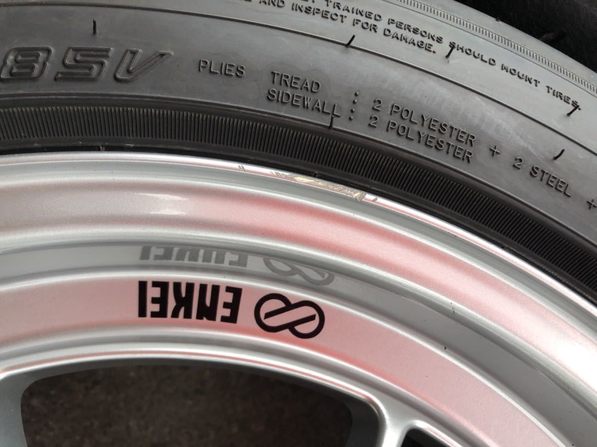 DUNLOP ディレッツァZ3 195/55R15 2本 ホイール エンケイ RPF1 
