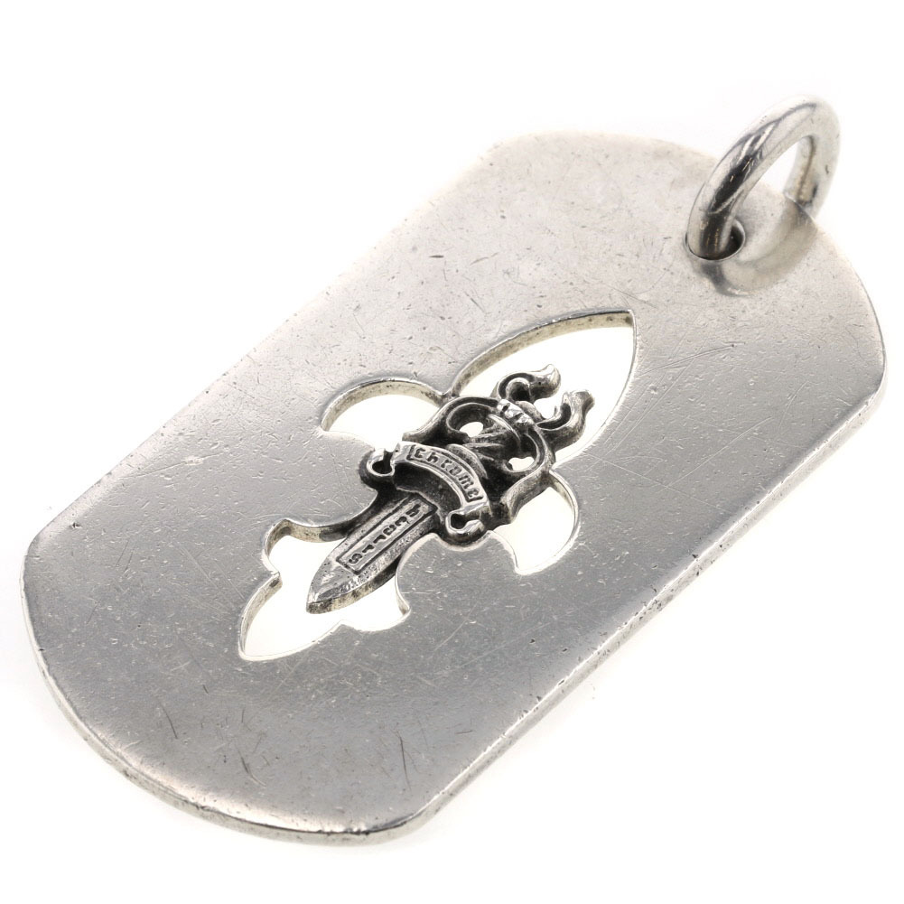 Chrome Hearts - CHROME HEARTS クロムハーツ RAISED DAGGER DOGTAG