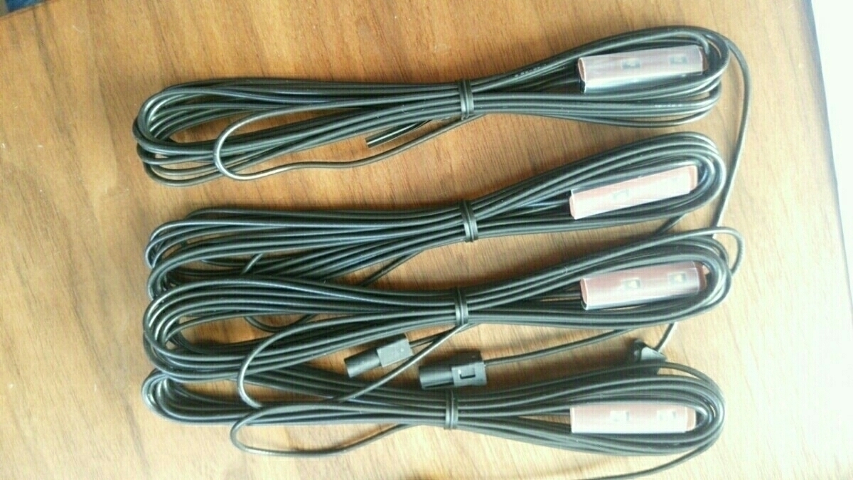 pioneer パイオニア 純正品 フルセグ フィルム アンテナ アンプ ケーブル ナビ ４本 セット 補修 本体付属品 77