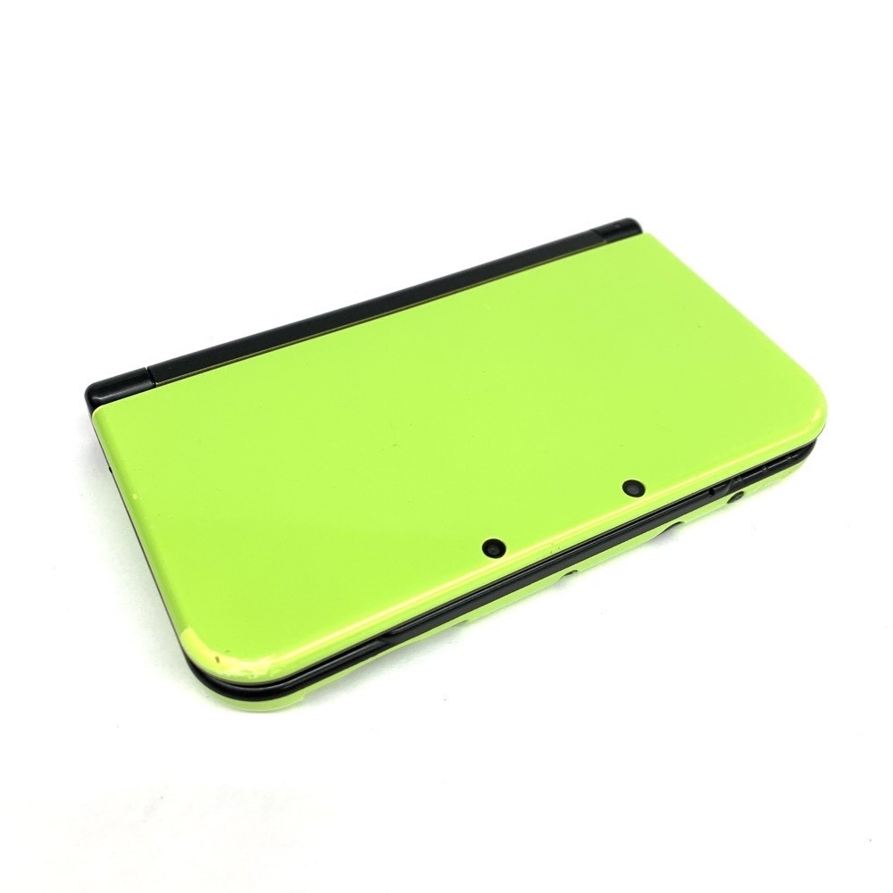 ☆Newニンテンドー3DS LL ライム×ブラック おぞ ケース付き 