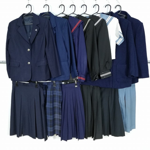 学生服 いろいろ 制服 1円 ブレザー セーラー スカート コート セット 