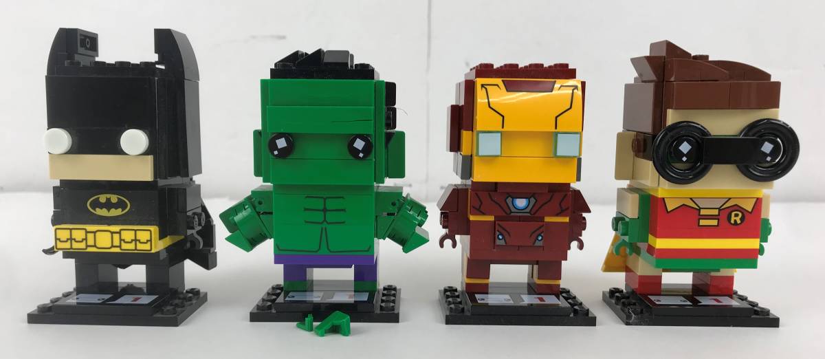 3400) LEGO ブリックヘッズ マーベル 4個セット レゴ/Marvel/Brick 