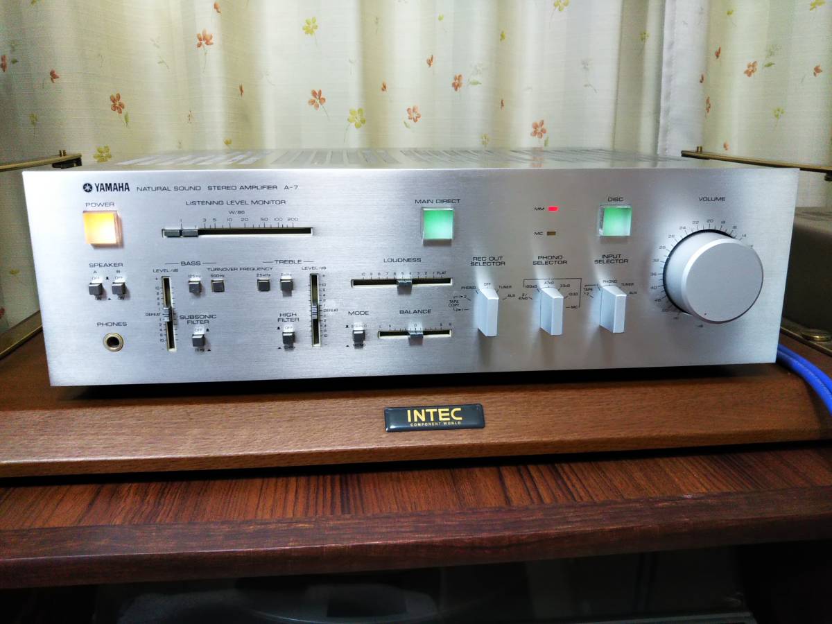 YAMAHA ヤマハ A-7a メンテナンス済み 作動保証有 YAMAHA A-7 整備済み（作動保証有り） - 「yamaha Yahoo!オークション