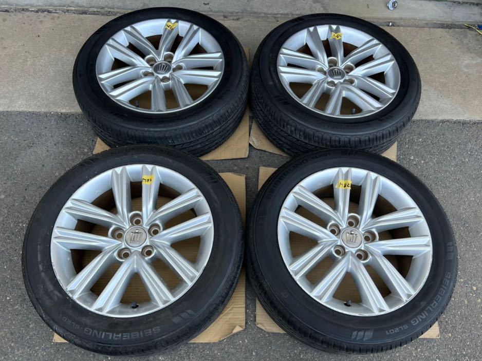 AWS210 クラウン 純正ホイールタイヤ4本セット 215/55R17 17×7.5J+40