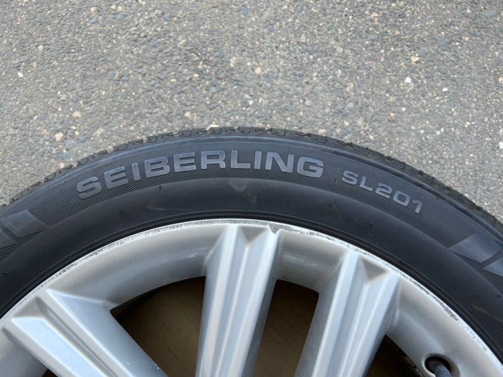 AWS210 クラウン 純正ホイールタイヤ4本セット 215/55R17 17×7.5J+40