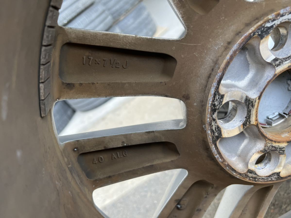AWS210 クラウン 純正ホイールタイヤ4本セット 215/55R17 17×7.5J+40