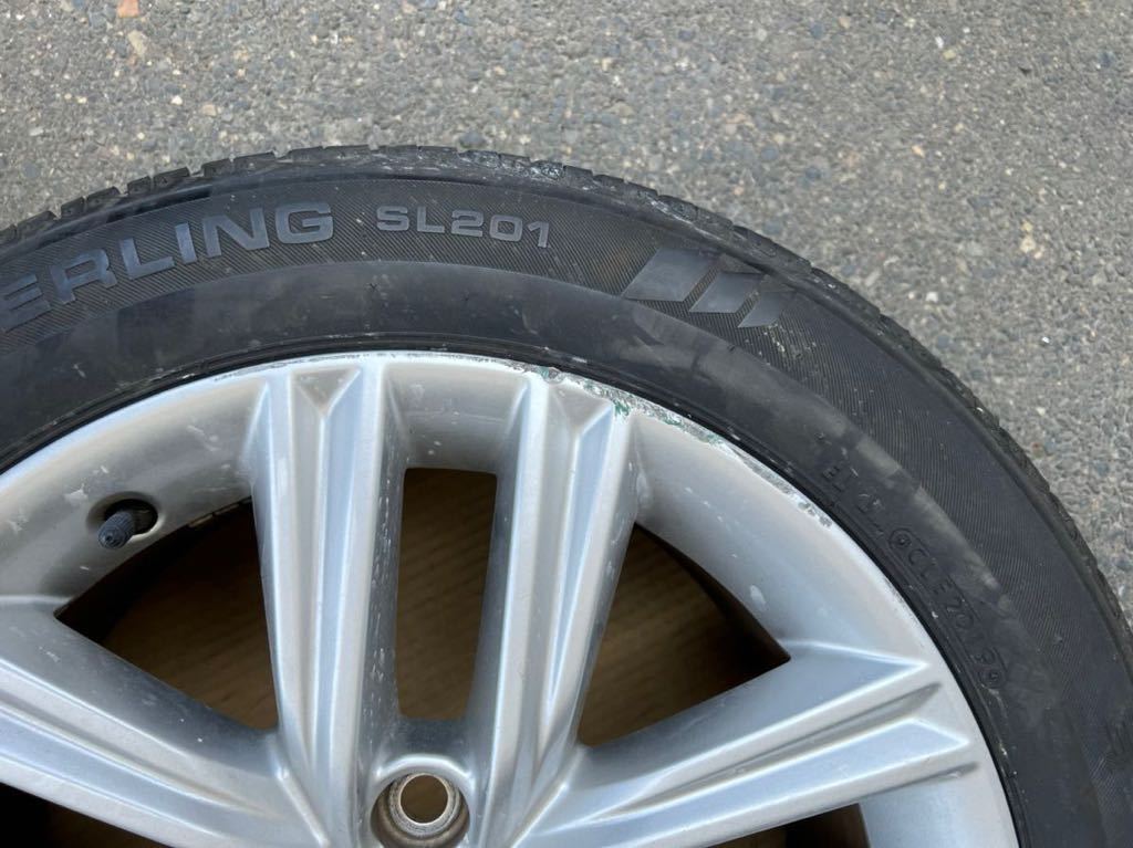 AWS210 クラウン 純正ホイールタイヤ4本セット 215/55R17 17×7.5J+40