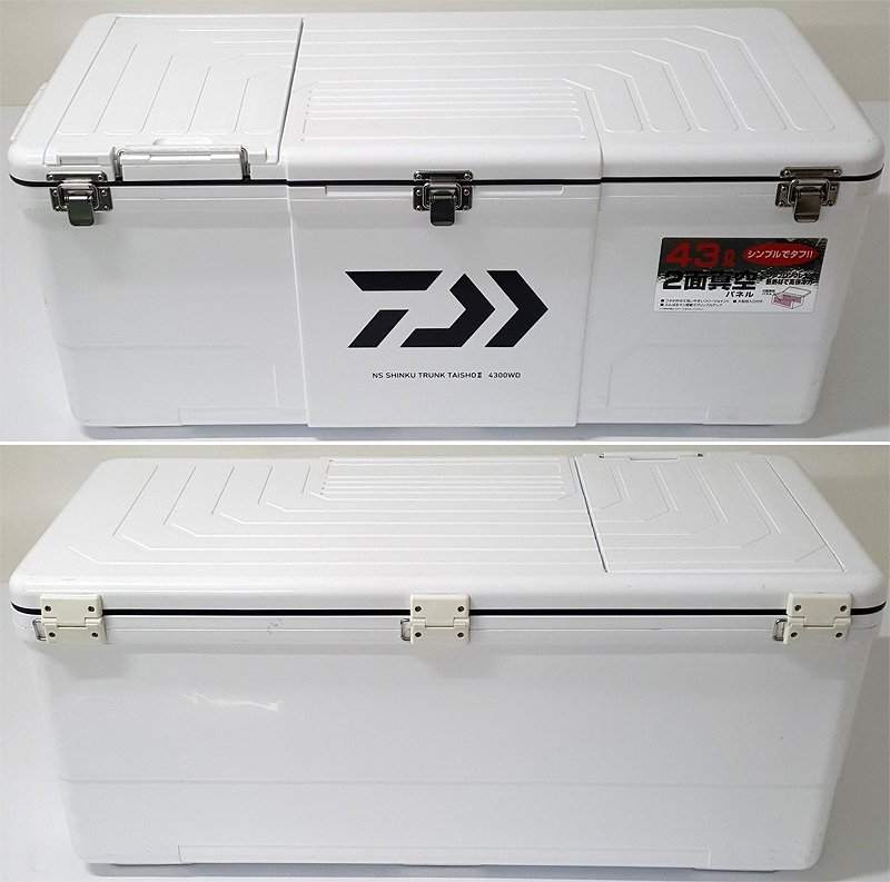 Daiwa ノンスリップトランク大将 3500WD 35リットル 白 釣り クーラー