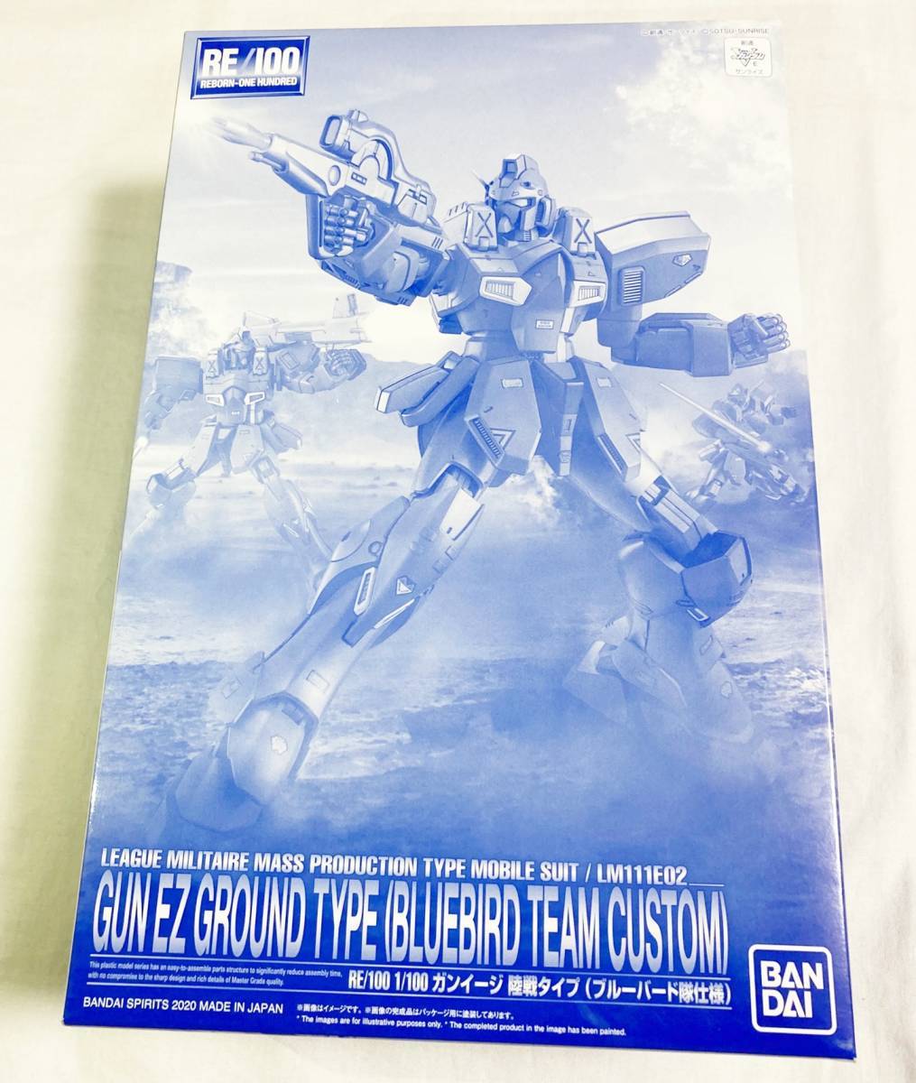 超激得，SALE 未組立品 ガンイージ 陸戦タイプ ブルーバード隊仕様 RE/100 1/100 匿名配送 GUN EZ プレバン限定 プレミアムバンダイ(ガンダム)｜売買されたオークション情報、yahooの商品情報をアーカイブ公開 その他
